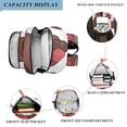 thumbnail image 3 of FORMRS Unisex School Backpack 17" Student Travel Bag with Laptop Compartment, White Chocolate Cakes, 3 of 7