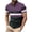 Purple, variant on HaoXianJian Men’s Short Sleeve Dry Fitted Active V Neck T Shirt Soft Breathable Athletic Henleys T-Shirts Running Gym Workout Tee Tops with Pocket