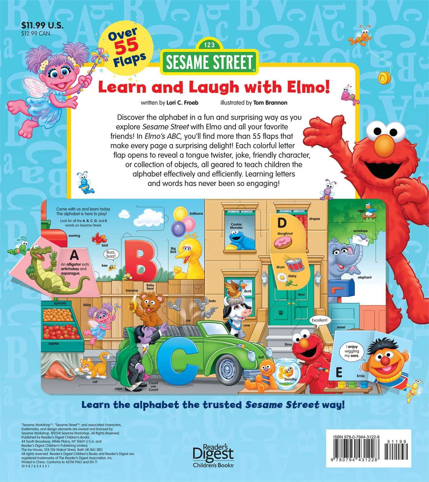 Sesame Street Elmo's ABC Flap Book