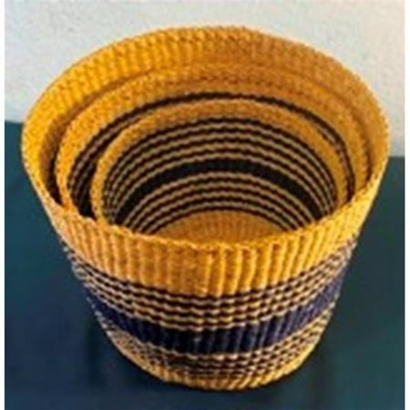 

Savanna KU-08 Mini Bowls Blue & Natural - Set of 3
