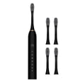 thumbnail image 2 of Cepillo de dientes eléctrico Sunnimix 4 cabezales IPX7 Limpieza impermeable Negro, 2 of 6