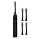 thumbnail image 2 of Cepillo de dientes eléctrico Sunnimix 4 cabezales IPX7 Limpieza impermeable Negro, 2 of 6