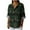 Army Green-14, variant on perfectbot Women's Fall Print Blouse - V-Neck Long Sleeve - Trendy Relaxed Fit Casual Top - S-3XL
