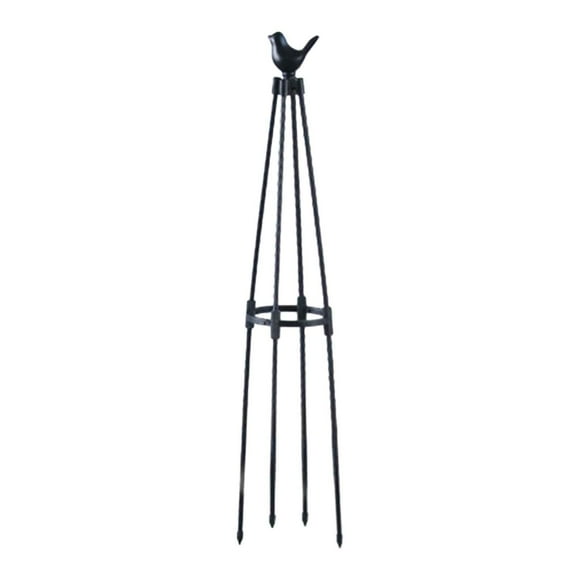 Almencla Garden Obelisk Trellis Flowers Stand for Cucumbers Rose Bushes Potted Plants Bird decor