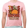 thumbnail image 2 of Tacos Before Vatos Shirt Unisex Medium Pink, 2 of 5