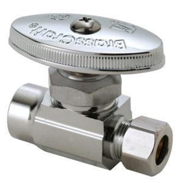 Brasscraft Manufacturing R14XC1 Valve Droite 0.5 Po Sueur x 0.375 Po Comp
