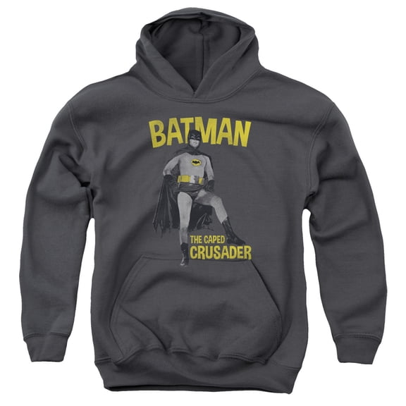 Batman Classic Tv - Caped Crusader - Youth Hooded Sweatshirt - X-Large