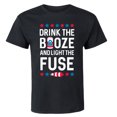 thumbnail image 2 of Instant Message - Drink the Booze and Light the Fuse - Men's Short Sleeve Graphic T-Shirt, 2 of 6