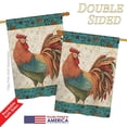 thumbnail image 3 of Breeze Decor BD-FA-H-110118-IP-BO-D-US18-WA 28 x 40 in. Rooster Spice Nature Farm Animals Impressions Decorative Vertical Double Sided House Flag, 3 of 4