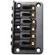thumbnail image 3 of 2 juegos Hardtail Guitar Bridge Body Through para Piezas Eléctricas de 6 Cuerdas Negro, 3 of 8