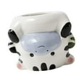 thumbnail image 4 of figatia Ceramic Animal Planter for Home Decor , Zebra 10x9x8.3cm, 4 of 8