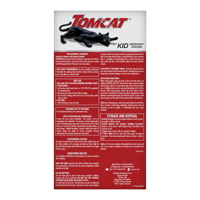 Tomcat Mouse Killer Child Resistant Refillable Station photo 2