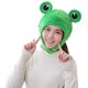 thumbnail image 1 of Lindo sombrero de rana de peluche Bufanda Gorro Orejas Sombrero de esquí de invierno Sombrero completo Novedad Vestido de fiesta Cosplay Disfraz Verde Adepaton WRLF-224, 1 of 6