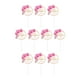 thumbnail image 1 of 10 piezas de insertos para tartas, adornos para cupcakes, suministros para fiestas, palillos decorativos para cupcakes Redondo, 1 of 9