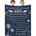 thumbnail image 1 of LHSHID Bereavement Gifts Sympathy Gift Blanket Flannel Soft and Comfortable Anti static Bed Sofa Blanket 50x60in, 1 of 5
