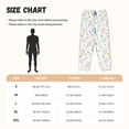 thumbnail image 4 of Lsque Cute Tennis Rackets Print Women's Pajama Pants, Lounge Pant - Comfortable Home Wear,Elastic Waistband, Stylish Design-X-Large, 4 of 9