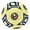 Yellow, variant on Icon Sports Club America Kaleidoscope Design Soccer Ball Size 5 [White]