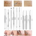 thumbnail image 2 of Blackhead Extractor kit, Remover Acne Tool Professional Stainless Steel Comedone Extractor Instrument Tool Set for Curing Facial, 2 of 7