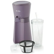 Mr. Coffee Iced Coffee Maker with Reusable Tumbler and Coffee Filter, Lavender