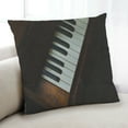 thumbnail image 1 of Ahgly Company Music Piano Indoor Throw Pillow, 18 inch by 18 inch, 1 of 6