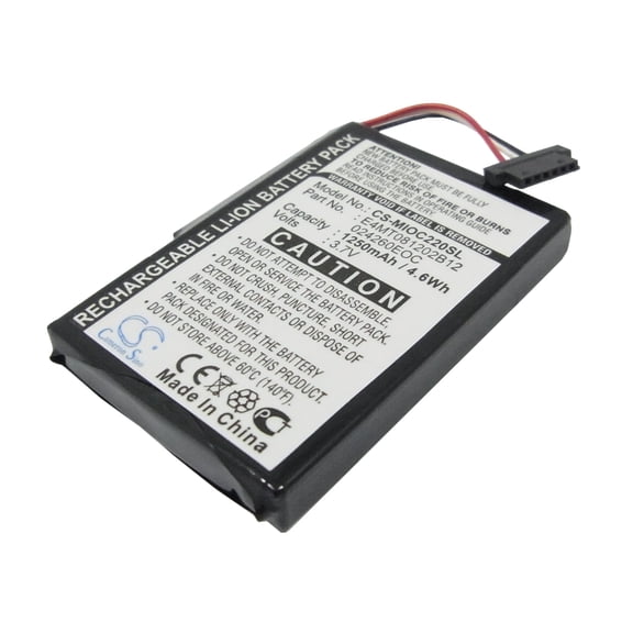 1250mAh Pioneer Battery for Pioneer AVIC-S1
