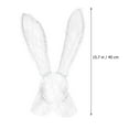 thumbnail image 2 of HEANUJJ Rabbit Ear Headwear White Lightweight Cosplay Decoration 1Pc, 2 of 4