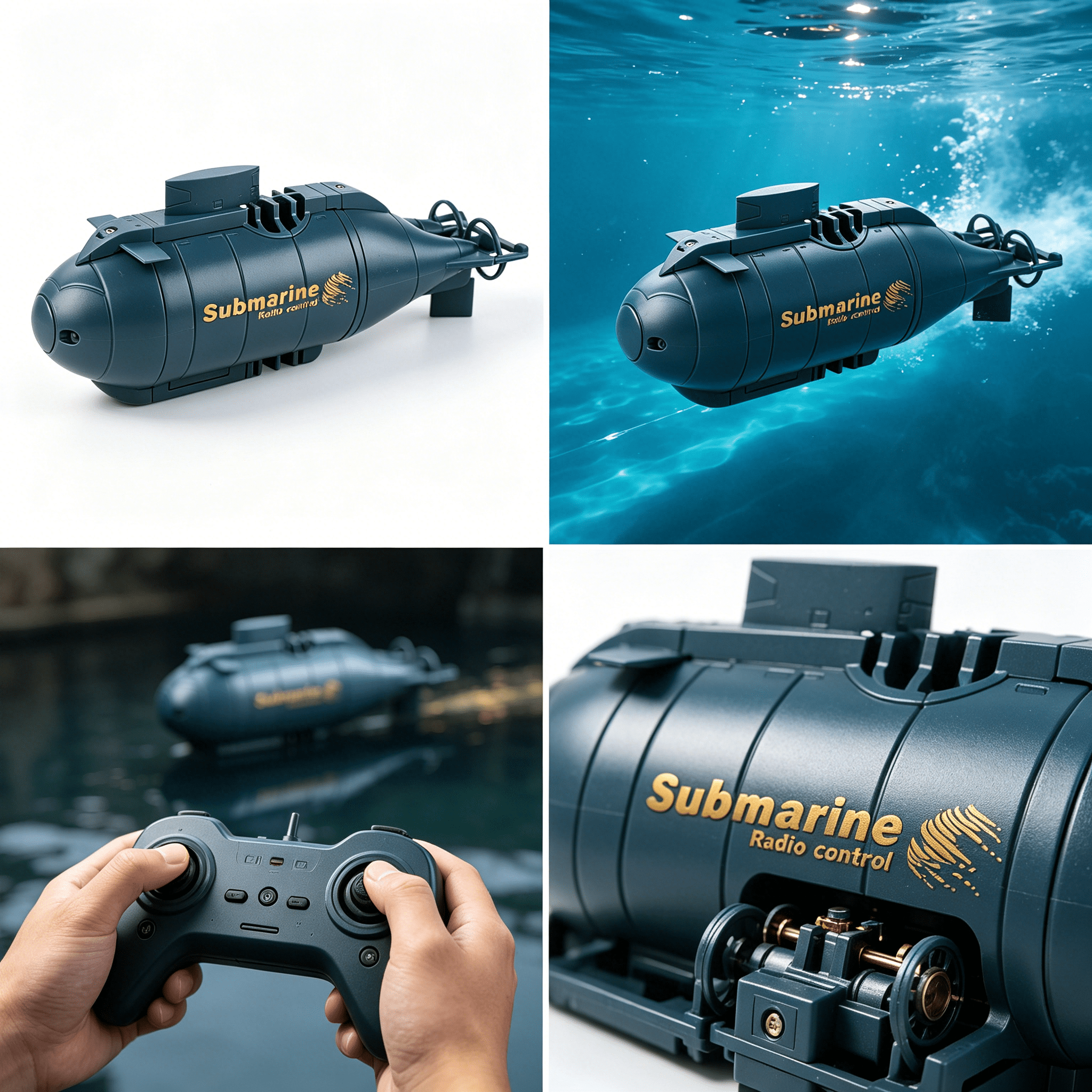BESTSKY 2026 New Rc Boat Water Hovering Remote Control Boat Automatic Floating Rc Submarine for Pool Lake Beach Blue