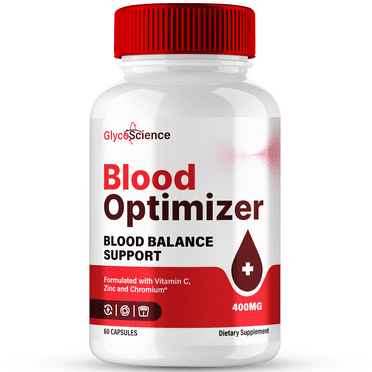 GlycoScience Blood Optimizer Capsules, Glyco Science Advanced Blood Formula Supplement Pills - Maximum Strength, All Natural Healthy Circulation & Stable Levels, GlycoScience Reviews (1 Pack)