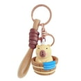 thumbnail image 1 of KLKCMS Cartoon Key Chain Pendant Animal Figurine Lovely Gift Cute Capybara Keychain Bathtub, 1 of 9