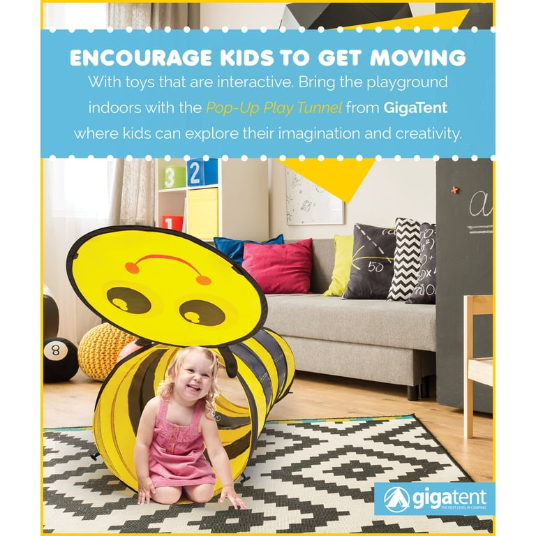 GigaTent Bumblebee Pop-Up Play Tunnel photo 6