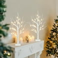thumbnail image 2 of Christmas Decorations Indoor, 2 FT Birch Tree with LED Lights, Fairy Light Spirit Tree for Christmas Decor, Warm White Lighted Birch Tree for Home Decor Indoor, Battery Powered, Timer (2PK), 2 of 5