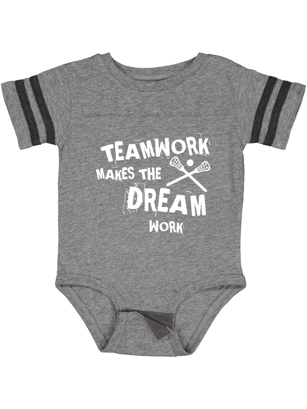 Lacrosse American Flag Newborn Infant Toddler Baby Girls Boys Bodysuit Short Sleeve 0-24 MonthsBlack 