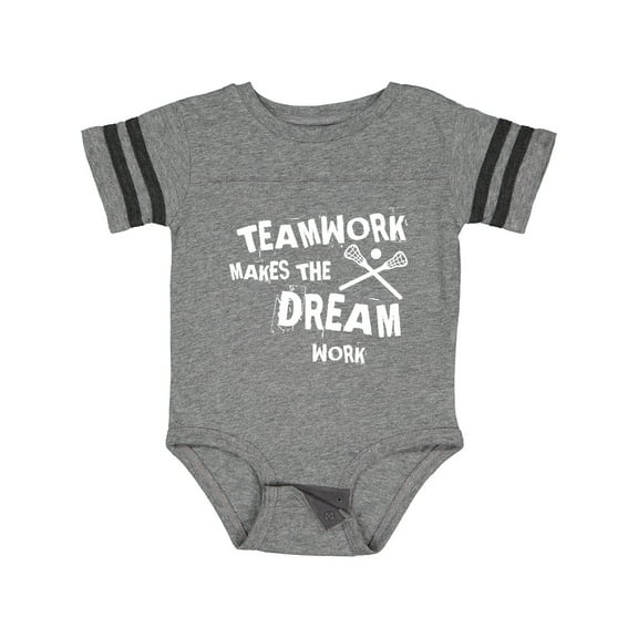 Inktastic Lacrosse Teamwork Boys or Girls Baby Bodysuit
