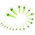 thumbnail image 3 of Kit para estirar las orejas, juego de 50 piezas de expansores, rejuvenecedores y tapones acrílicos y túneles de silicona, conjunto de joyería para Piercing, 3 of 5