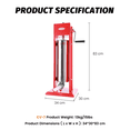 thumbnail image 2 of Hakka 15 Lb/7L Vertical Sausage Stuffer, Stainless Steel 2-Speed Manual Meat Filler with 4 Stuffing Nozzle, 2 of 8