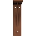 thumbnail image 6 of Ekena Millwork 2"W x 8"D x 8"H Legacy Steel Bracket, Hammered Copper, 6 of 12