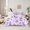 Purple, variant on Homewish Flying Pink Butterflies 7-Piece Twin Bedding Sets For Teens Girls Adults Female,Dreamy Princess Bedding Comforter Set,Cartoon Fairy Elf Breathable Sheet Sets,Super Cozy Room Decor