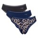thumbnail image 1 of Sloggi Calzoncillos para mujer, pack de 3 - GO Crush Mini C3P, pantalón, algodón elástico Azul XL (X-Large), 1 of 7