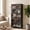 Black, variant on Avaloomia Home 328QT Storage Bins with Lids and Wheels, 4 Tier Plastic Collapsible Storage Cabinets with Magnetic Doors Closet Organizer and Storage for Bathroom Kitchen Living Room, White