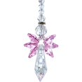 thumbnail image 1 of Rainbow Guardian Angel Crystal Suncatcher como decoración del hogar/coche y decoración del porche y colgantes adorno de cristal (rosa) Namotu CZJJ-ZH110, 1 of 7