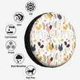 thumbnail image 6 of Kdxio Cartoon Chickens for Tire Cover Wheel Protectors Tyre Covers Weatherproof Wheel Covers Universal Fit for Trailer Rv SUV Truck Camper Travel Trailers 15 inch, 6 of 8