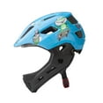 thumbnail image 3 of Casco de bicicleta para niños Casco integral Accesorios de ciclismo Ventilación Bicicleta de montaña Rana azul, 3 of 8