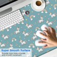 thumbnail image 2 of Long Mouse Pads for Desk,Cartoon Unicorn Rainbow Cloud Star Butterfly Desk Mats on Top Of Desks, Desk Mouse Pad Extra Large with 3mm Non-Slip Base and Stitched Edge for Gaming,Work,Home 47.3"x23.6", 2 of 5