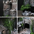 thumbnail image 4 of Fish Tank Castle, Ancient Castle Design Resin Aquarium Decoration Cave Fish Hide House Shelter Aquarium Landscaping Decorations Artificial Ornaments for Aquarium Reptile, 4 of 6