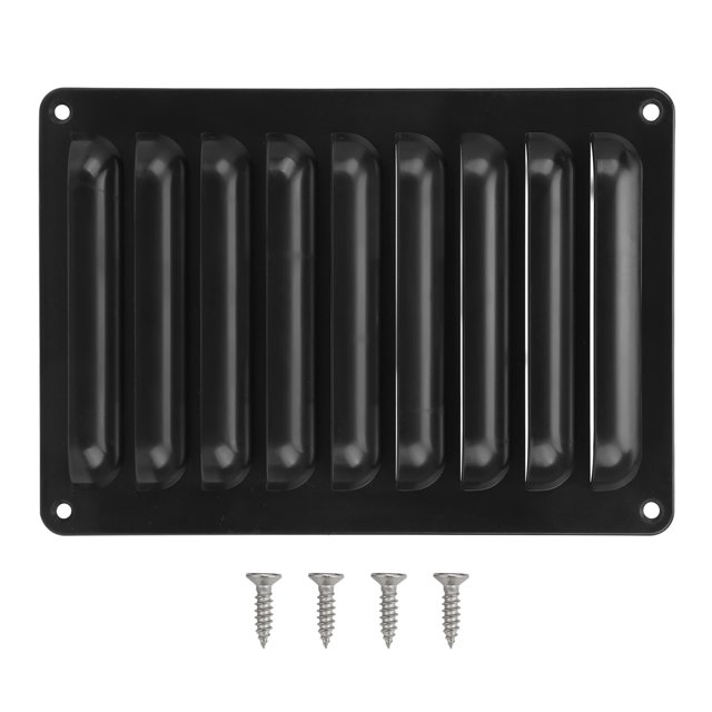 Panneau de Ventilation de Calandre RV, Panneau de Grill de Sortie d'Air Noir pour Yacht pour Bus