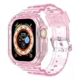 thumbnail image 1 of Correa Extensible De Silicona + Case Transparente Unisex M / L 41 / 44 / 45 / 49 mm Para Apple Watch Ultra Compatible Con Serie 8 / 7 / 6 / 5 / 4 / 3 / SE, 1 of 4