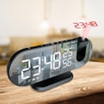 thumbnail image 3 of Proyección de reloj Despertador digital Baoblaze Despertador digital con repetición 12/24H brillo, 3 of 8