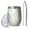 White-1, variant on Floral 12oz Stainless Steel Insulated Wine Tumbler with Lid and Straw – Double Wall Vacuum Mug for Hot & Cold Drinks, 304 Steel Interior, Sweat-Free Design,Thanksgiving,Christmas, Spring,Flower