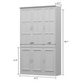 thumbnail image 3 of WIAWG Modern Versatile Storage Cabinet Set, China Cabinet Bookcase Display Storage Organizer for Home Office, 3 of 7