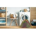 thumbnail image 2 of Ahgly Company Machine Washable Indoor Square Transitional Chestnut Red Area Rugs, 4' Square, 2 of 7